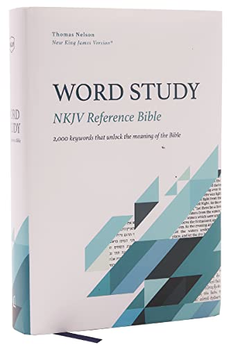 Nkjv, Word Study Reference Bible, Hardcover, Red Letter, Comfort Print: 2,000 Keywords That Unlock the Meaning of the Bible by Thomas Nelson, Hardcover book cover