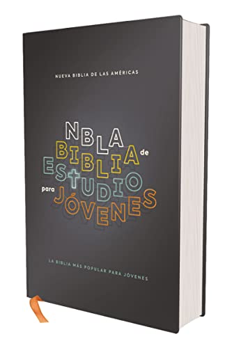 Nbla, Biblia de Estudio Para Jovenes Adolescentes Tapa Dura, Azul, Comfort Print by Nbla-Nueva Biblia de Las Americas, Hardcover book cover