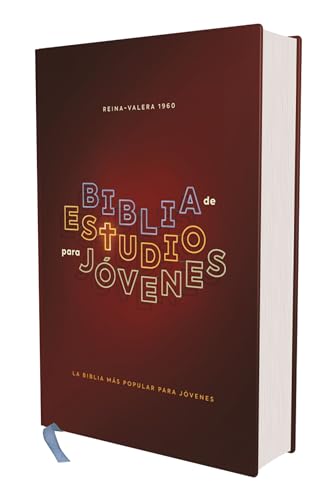 Rvr60, Biblia de Estudio Para Jovenes Adolescentes, Tapa Dura, Palabras de Jesus En Rojo, Comfort Print by Lawrence O Richards, Hardcover book cover