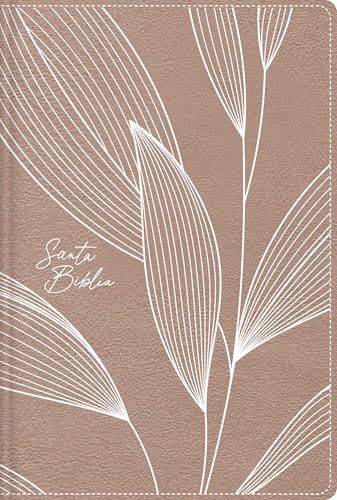 Nbla, Santa Biblia, Edicion Versificada, Tamano Bolsillo, Leathersoft, Con Cierre, Oro Rosa, Palabras de Jesus En Rojo, Comfort Print by Vida, Leather book cover