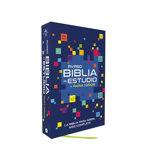 Rvr60 Biblia de Estudio Para Ninos, Tapa Dura: La Biblia Para Ninos Mas Completa by Rvr 1960- Reina Valera 1960, Hardcover book cover