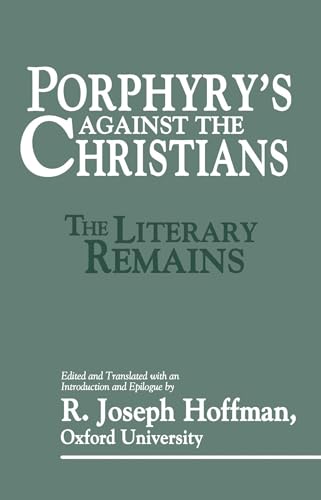 Porphyry's Against the Christians book cover