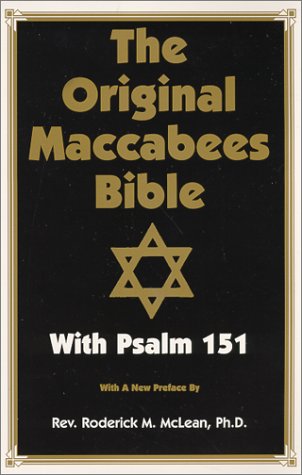 Original Maccabees Bible-OE: With Psalm 151 by Gerald Massey, Paperback book cover