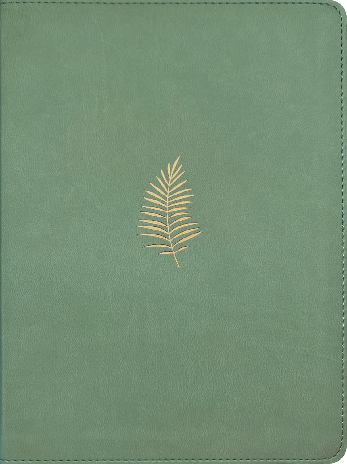 NLT Wide Margin Bible, Filament Enabled (Leatherlike, Sage Green Palm, Red Letter)
