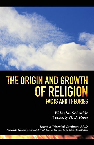 The Origin and Growth of Religion book cover