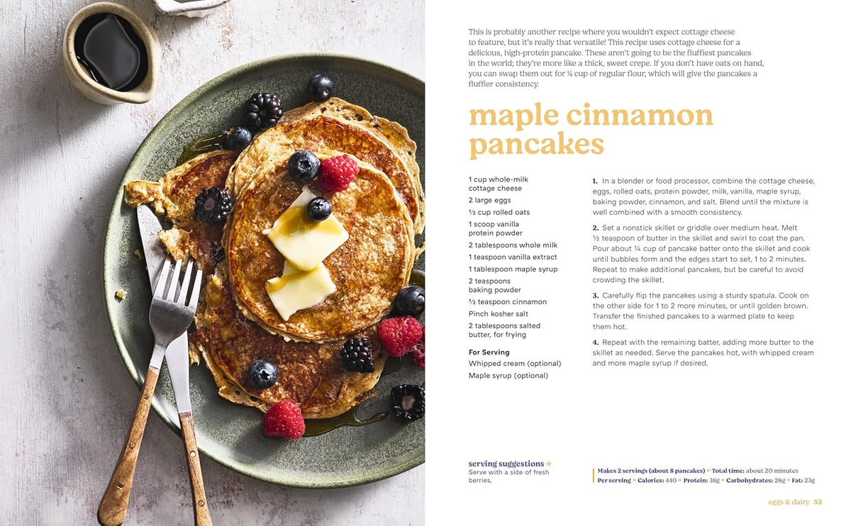 The Powered by Protein Cookbook: a Cookbook: Simple, Delicious, High-Protein Recipes