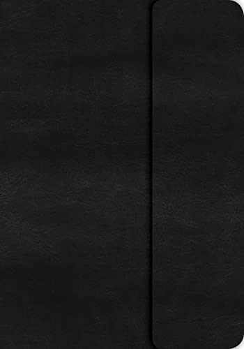 KJV Large Print Compact Reference Bible, Black Leathertouch with Magnetic Flap (Supersaver) by Holman Bible Publishers, Imitation Leather book cover