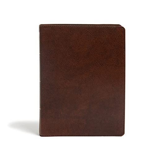 KJV Study Bible, Full-Color, Brown Bonded Leather, Indexed by Holman Bible Publishers, Bonded Leather book cover