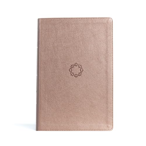 KJV Essential Teen Study Bible, Rose Gold Leathertouch by Holman Bible Publishers, Imitation Leather book cover