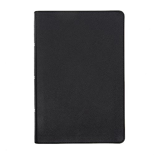 NASB Giant Print Reference Bible, Black Genuine Leather, Indexed by Holman Bible Publishers, Leather book cover