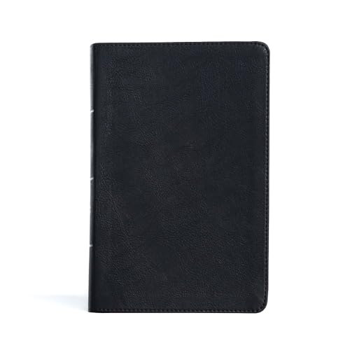 CSB Large Print Personal Size Reference Bible, Digital Study Edition, Easy-To-Read Optimal Type, Black Leathertouch by Csb Bibles by Holman, Imitation Leather book cover