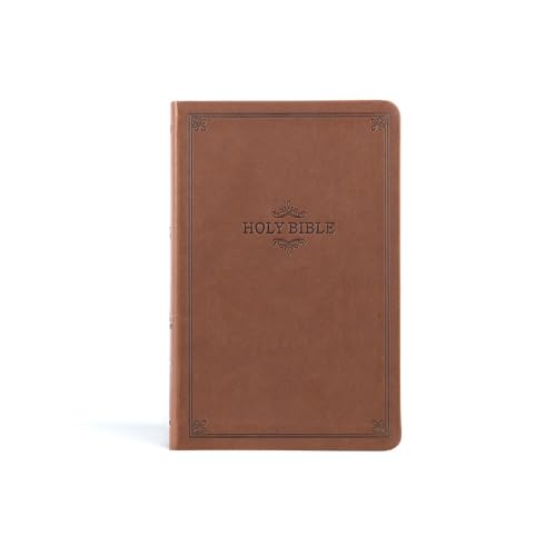 KJV Thinline Bible, Value Edition, Brown Leathertouch by Holman Bible Publishers, Imitation Leather book cover