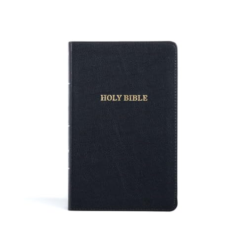 KJV Thinline Reference Bible, Black Leathertouch by Holman Bible Publishers, Imitation Leather book cover