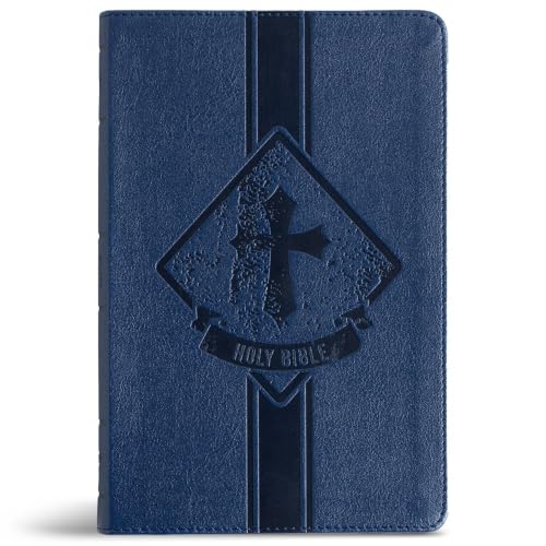 KJV Kids Bible, Thinline Edition, Navy Leathertouch (Thinline) by Holman Bible Publishers, Imitation Leather book cover