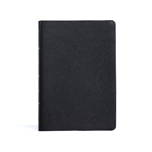 KJV Large Print Thinline Bible, Black Genuine Leather by Holman Bible Publishers, Leather book cover