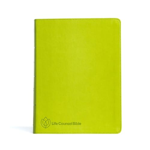 CSB Life Counsel Bible, Apple Green Leathertouch, Indexed: Practical Wisdom for All of Life by New Growth Press, Imitation Leather book cover