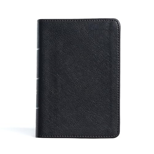CSB Large Print Compact Reference Bible, Black Leathertouch by Csb Bibles by Holman, Imitation Leather book cover