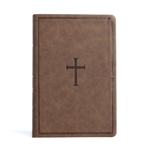 CSB Giant Print Reference Bible, Brown Leathertouch by Csb Bibles by Holman, Imitation Leather book cover