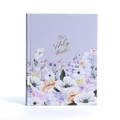 KJV Notetaking Bible, Large Print Hosanna Revival Edition, Lavender/Peach Cloth Over Board by Holman Bible Publishers, Hardcover book cover