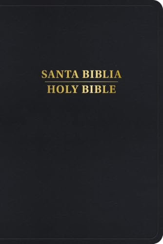 Rvr 1960/KJV Biblia Bilingue, Negro Imitacion Piel Con Indice (Edicion 2024) (Edicion 2024) by B&h Espanol Editorial, Imitation Leather book cover