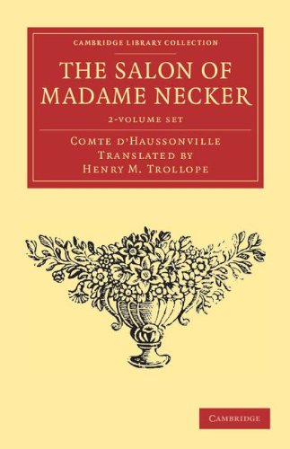 The Salon of Madame Necker 2 Volume Set book cover