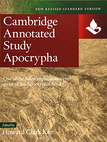 NRSV Study Apocrypha by Howard Clark Kee, Paperback book cover