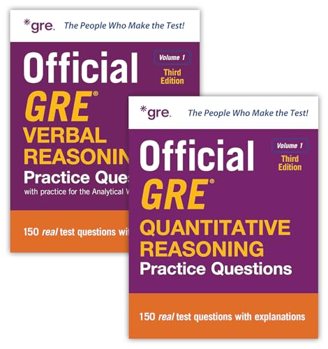 Official GRE Value Combo, Third Edition book cover