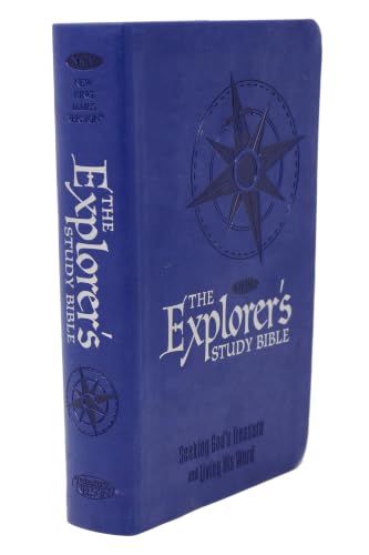 Explorer's Study Bible-NKJV: Seeking God's Treasure and Living His Word by Thomas Nelson, Imitation Leather book cover