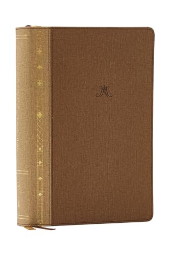 Alexander MacLaren Study Bible: Encouragement and Insights for a Christ-Centered Life (Nkjv, Brown Leathersoft, Comfort Print) by Thomas Nelson, Imitation Leather book cover