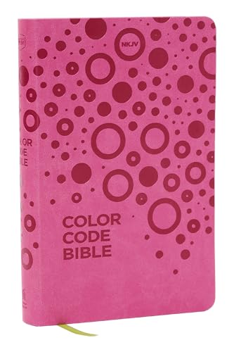Nkjv, Color Code Bible for Kids, Pink Leathersoft, Comfort Print by Thomas Nelson, Imitation Leather book cover