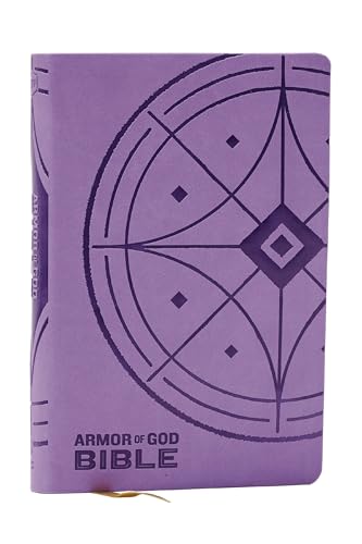 NKJV Armor of God Bible, Purple Leathersoft (Children's Bible, Red Letter, Comfort Print, Holy Bible): New King James Version by Thomas Nelson, Imitation Leather book cover