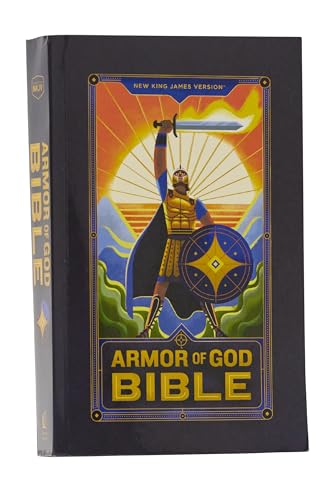 NKJV Armor of God Bible, Softcover (Children's Bible, Red Letter, Comfort Print, Holy Bible): New King James Version by Thomas Nelson, Paperback book cover