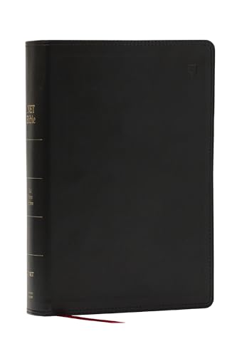 Net Bible, Full Notes Edition (Net, Black Leathersoft, Comfort Print): Holy Bible by Thomas Nelson, Imitation Leather book cover