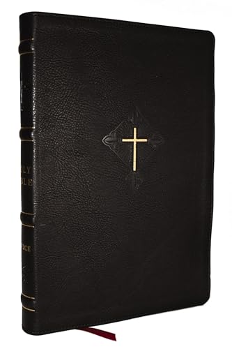 Rsv2ce, Thinline Large Print Catholic Bible, Black Leathersoft, Comfort Print by Catholic Bible Press, Imitation Leather book cover