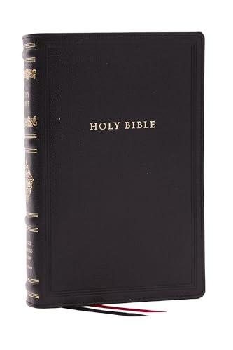 RSV Personal Size Bible with Cross References, Black Leathersoft, (Sovereign Collection) by Thomas Nelson, Imitation Leather book cover