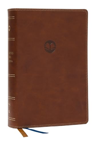 Enduring Word Study Bible: Pastoral Commentary from Every Chapter of the Bible (Nkjv, Brown Leathersoft, Red Letter, Comfort Print) by David Guzik, Imitation Leather book cover