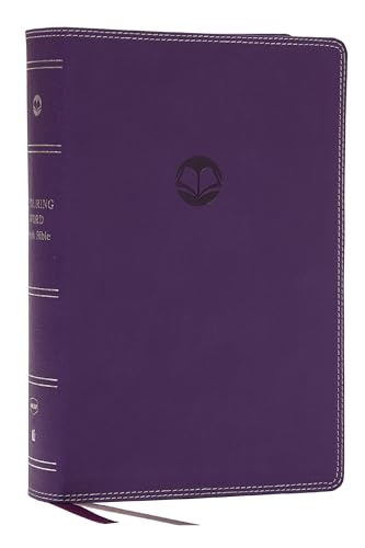 Enduring Word Study Bible: Pastoral Commentary from Every Chapter of the Bible (Nkjv, Purple Leathersoft, Red Letter, Comfort Print, Thumb Indexed) by David Guzik, Imitation Leather book cover