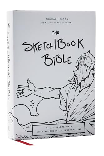 The Sketchbook Bible: The Complete Bible with Hundreds of Illustrations (Nkjv, Hardcover, Red Letter, Comfort Print) by Paul Mignard, Hardcover book cover