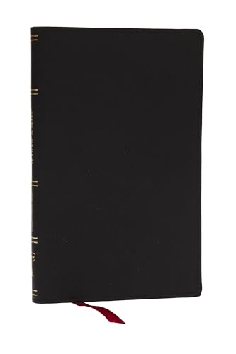 Kjv, Personal Size New Testament, Black Genuine Leather, Red Letter, Comfort Print by Thomas Nelson, Leather book cover