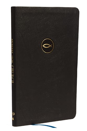 Spurgeon and the Church: Acts Through Revelation with Devotions from Charles Spurgeon (Nkjv, Black Leathersoft, Comfort Print) by Charles Haddon Spurgeon, Imitation Leather book cover