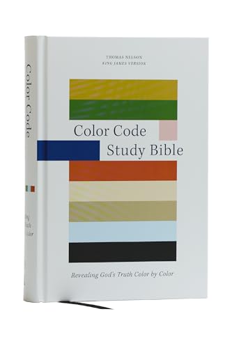 KJV Color Code Study Bible, Revealing God's Truth Color by Color (Hardcover, Red Letter) by Thomas Nelson, Hardcover book cover