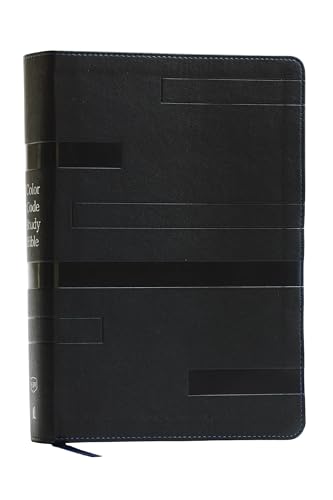 KJV Color Code Study Bible, Revealing God's Truth Color by Color (Black Leathersoft, Red Letter) by Thomas Nelson, Imitation Leather book cover