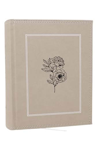 Nkjv, Journal the Word Bible: Reflect, Journal or Create Art Next to Your Favorite Verses (Stone Leathersoft Over Board, Red Letter, Comfort Print) by Thomas Nelson, Hardcover book cover