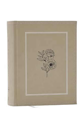 Nkjv, Journal the Word Bible, Large Print: Reflect, Journal or Create Art Next to Your Favorite Verses (Stone Leathersoft Over Board, Red Letter) by Thomas Nelson, Hardcover book cover