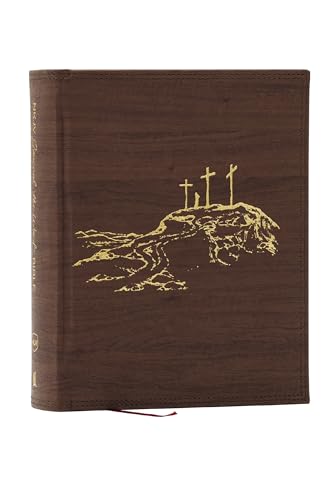 Nkjv, Journal the Word Bible, Large Print: Reflect, Journal or Create Art Next to Your Favorite Verses (Brown Leathersoft Over Board, Red Letter) by Thomas Nelson, Imitation Leather book cover