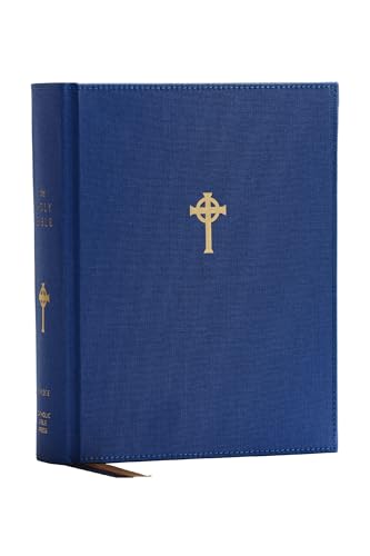Rsv2ce Catholic Bible, Journal Edition, Blue Cloth Over Board, Comfort Print by Catholic Bible Press, Hardcover book cover