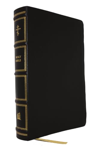 The Orthodox Study Bible, Black Genuine Leather by Thomas Nelson — Genuine Leather book cover