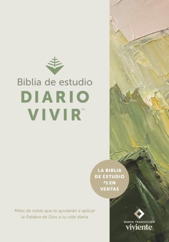 Biblia de Estudio del Diario Vivir-Ntv by Tyndale, Hardcover book cover