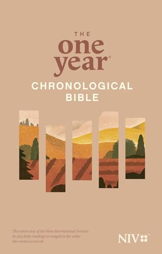 One Year Chronological Bible-NIV by Tyndale, Paperback book cover