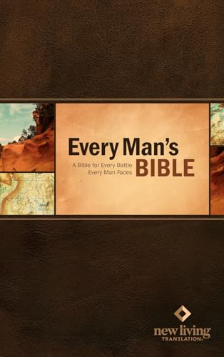 Every Man's Bible-NLT by New Living Translation, Hardcover book cover